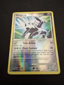 Pokemon TCG: Dialga 1/130 (2007) Diamond & Pearl • Reverse Holo Card - Image 3