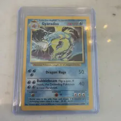 Pokemon Gyarados TCG Base Set Holo Rare Card 6/102 Unlimited - Image 1
