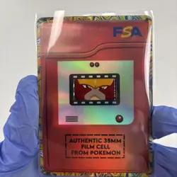 Pokemon FSA Film Cell Entei CloseUp 2000 Movie Scene Vintage Collector Card Rare - Image 2