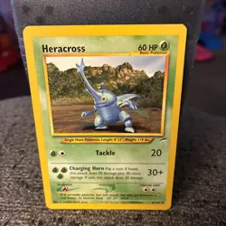 Pokemon TCG Heracross 41/105 Neo Destiny Unlimited card WOTC NM - Image 1