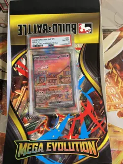 Mew ex 053 Sv: Scarlet & Violet Promo Cards Holo PSA 8 - Image 1