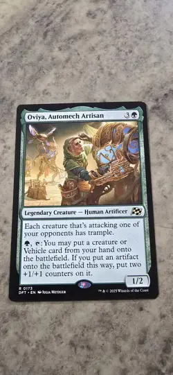Oviya, Automech Artisan Aetherdrift Regular Legendary Creature Rare MTG NM - Image 1