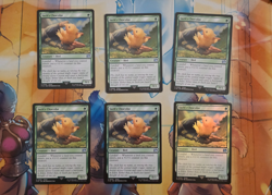 Lot of 6x Sazh's Chocobo U0200 Foil/Reg Final Fantasy MTG. NM. Never Played - Image 1