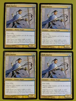 Deft Duelist x4 Shards of Alara 4x Playset Magic the Gathering MTG - Image 1