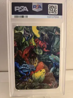 PSA 10 Plague of Frogs - Beta - Foil - Sorcery Contested Realm - Unique - Image 2