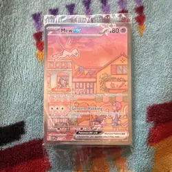 Pokemon Mew EX SVP 053 Scarlet & Violet Promo Full Art Holo Card English - Image 1