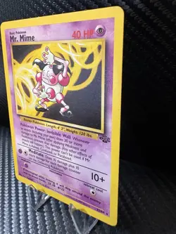 Mr. Mime 22/64 Jungle LP Non Holo WOTC Vintage Pokemon Card 1999 - Image 3