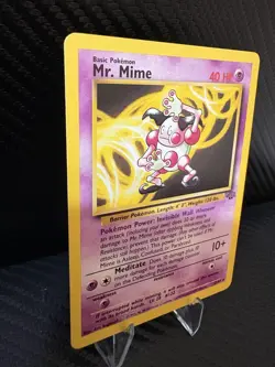 Mr. Mime 22/64 Jungle LP Non Holo WOTC Vintage Pokemon Card 1999 - Image 4