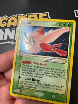 Pokemon Celebi Gold Star EX Crystal Guardians Ultra Rare Holo Card - Image 3