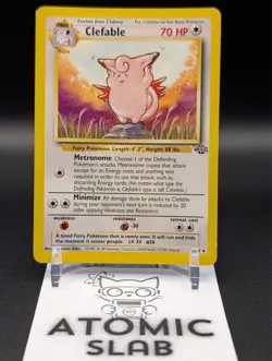 Pokemon TCG Clefable 17/64 Jungle Rare Vintage WOTC Unlimited (LP!) - Image 1