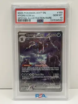 PSA 10 Hydreigon EX 169/086 Pokemon White Flare Special Illustration Rare - Image 1