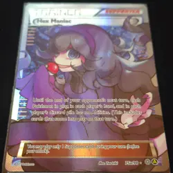 Pokemon Hex Maniac 75a/98 Alternate Art Full Art Promo Foil Trainer Supporter - Image 1