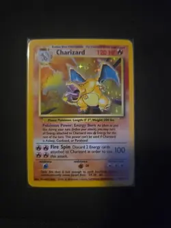 Pokemon TCG - Charizard - 4/102 - Holo Rare - Base Set Unlimited [Moderate Play] - Image 1