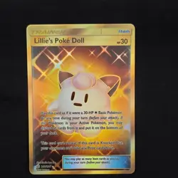 Pokemon TCG Lillie's Poke Doll 267/236 Cosmic Eclipse Secret Rare Holo 30HP - Image 1