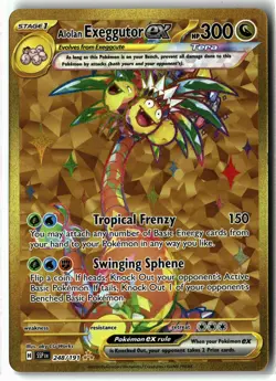 Alolan Exeggutor ex ⭐ 248/191 Holo Hyper Rare Surging Sparks 2024 Pokemon NM - Image 1