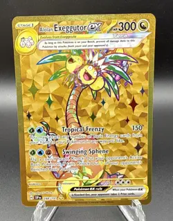 Pokemon TCG Alolan Exeggutor EX 248/191SV08: Surging Sparks Holo Hyper Rare - Image 1