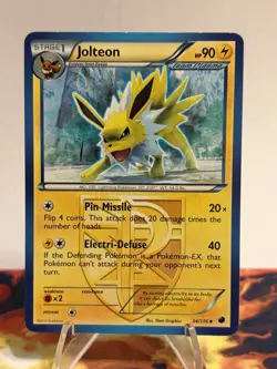 Pokemon TCG - Jolteon (Team Plasma) 34/116 Plasma Freeze Regular - Image 1
