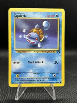 Pokemon TCG - Team Rocket - Squirtle 68/82 - Common - Vintage Pokemon TCG LP - Image 2