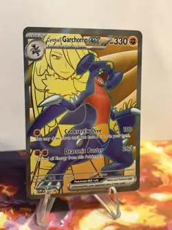Pokemon TCG Cynthia's Garchomp EX #204 Destined Rivals Full Art SVP Promo - Image 3