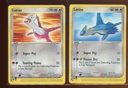 Latias Latios 014 015 LP/HP EX Era Non-Holo Black Star Promo Set Pokemon - Image 3