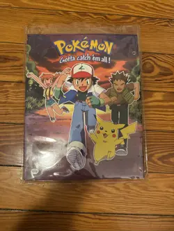 VTG 1999 Plymouth Folders Pencil Case Set 3 Ring Nintendo Pokemon Pikachu NEW - Image 2