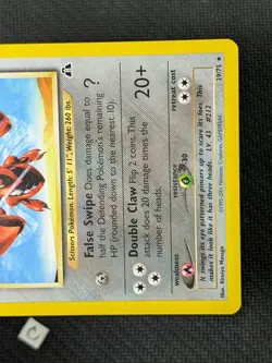 Scizor 29/75 - Neo Discovery Unlimited Rare Pokemon TCG NM - Image 5