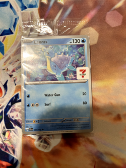 Pokemon TCG - Lapras SCR 031/142 7-Eleven Stamped Promo Sealed - Image 1