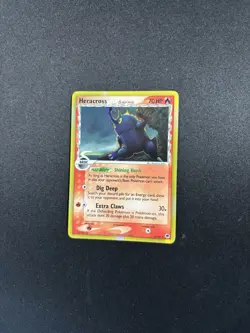 Heracross 3/101 Reverse Holo Delta Species EX Dragon Frontiers 2006 Pokemon LP - Image 2