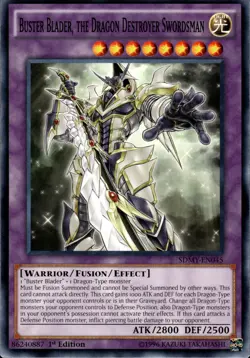 Buster Blader, The Dragon Destroyer Swordsman - 1st Ed. SDMY-EN045 - NM - YuGiOh - Image 1