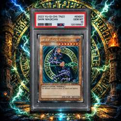 Yugioh Dark Magician TN23-EN001 Quarter Century Rare PSA 10 - Image 1