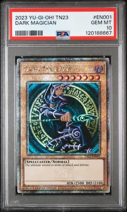 Yugioh Dark Magician TN23-EN001 Quarter Century Rare PSA 10 - Image 2