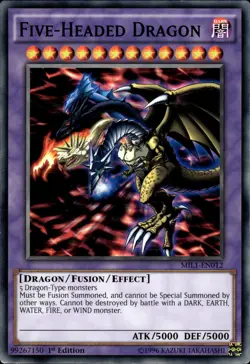 Five-Headed Dragon - 1st Edition MIL1-EN012 - LP - YuGiOh - Image 1