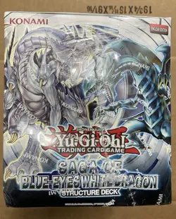 Yu-Gi-Oh! Saga of Blue-Eyes White Dragon 8-Deck Display Sealed Damage - Image 4
