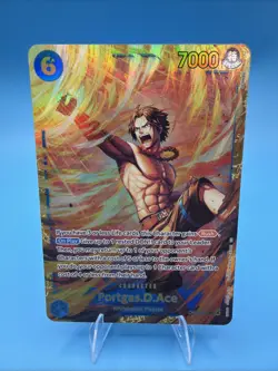 Portgas.D.Ace Alt Art OP13-119 SEC - Carrying on His Will One Piece ENGLISH - Image 1
