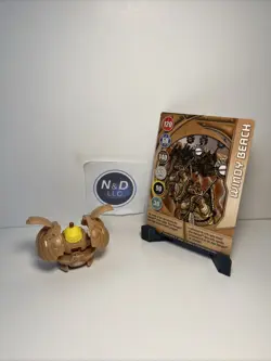 Bakugan Clayf B2 Tan Subterra 440G New Vestroia Legendary Soldier With Card RARE - Image 1