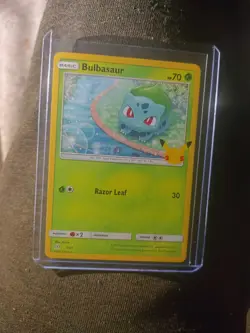 Pokemon TCG Bulbasaur McDonald's Promo Card Non Holo 1/25 25th Anniversary - Image 1