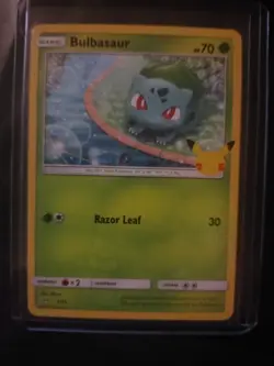 Pokemon TCG Bulbasaur McDonald's Promo Card Non Holo 1/25 25th Anniversary - Image 2