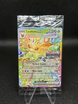 Leafeon EX Prismatic Evolutions STAMPED Sealed Promo Card 006/131 Surprise Box - Image 1