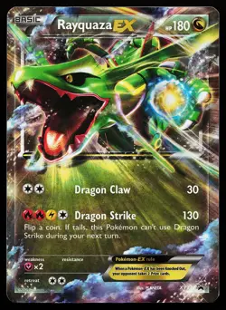 Rayquaza EX XY73 Holo Black Star Promo Pokemon Card - Image 1