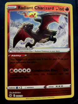 Radiant Charizard 020/159 Crown Zenith Pokemon Card Holo NM - Image 1