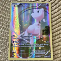 Pokemon Mew XY110 XY Promo Holo Basic Psychic Pokemon TCG Card English - Image 1