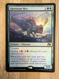 Agonasaur Rex - Foil DFT NM MTG - Image 1