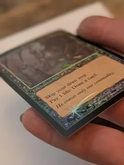 Yawgmoth's Bargain Urza's Destiny Holo Foil Vintage - One Owner - Rare EUC - Image 4