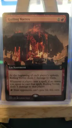 Roiling Vortex (Extended Art) Zendikar Rising Foil NM - Image 1