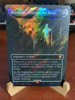 MTG: Argonath, Pillars of the Kings - The Ozolith, SURGE FOIL, Lord of the Rings - Image 1