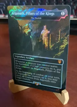 MTG: Argonath, Pillars of the Kings - The Ozolith, SURGE FOIL, Lord of the Rings - Image 3