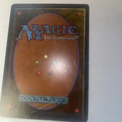 RARE Magic The Gathering -1994 Transmute Artifact(Antiquities) crease - Image 2
