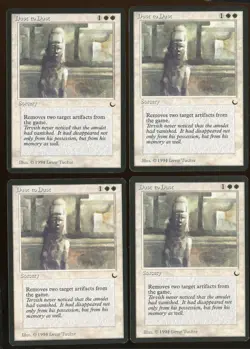 4x Dust to Dust Common The Dark 1994 Ex/LP Playset Magic the Gathering MTG - Image 1