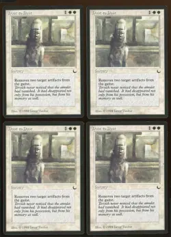 4x Dust to Dust Common The Dark 1994 Ex/LP Playset Magic the Gathering MTG - Image 3