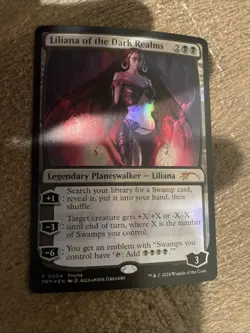MTG Liliana of the Dark Realms Foil Media Promos NM English Free Shipping - Image 1